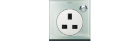 13A 3 Pin Flat Switched Socket with LED indicator